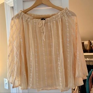 Chloah Floral Off The Shoulder Top Size M